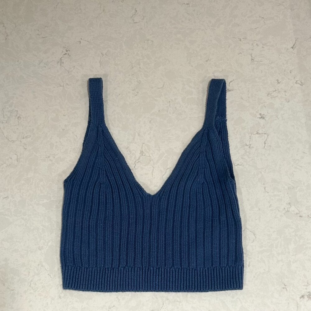 Aerie Navy Blue Crop Top